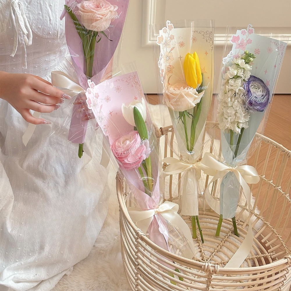 ถุงบรรจุภัณฑ์ดอกไม้แบบใส 10 ชิ - Florist Supply House บทวิจารณ์และราคา