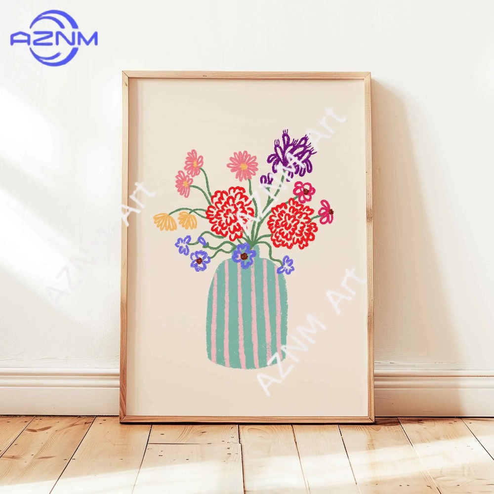 1/3 ชิ้น ภาพวาดแจกันดอกไม้แบบน - Florist Supply Vases บทวิจารณ์และราคา