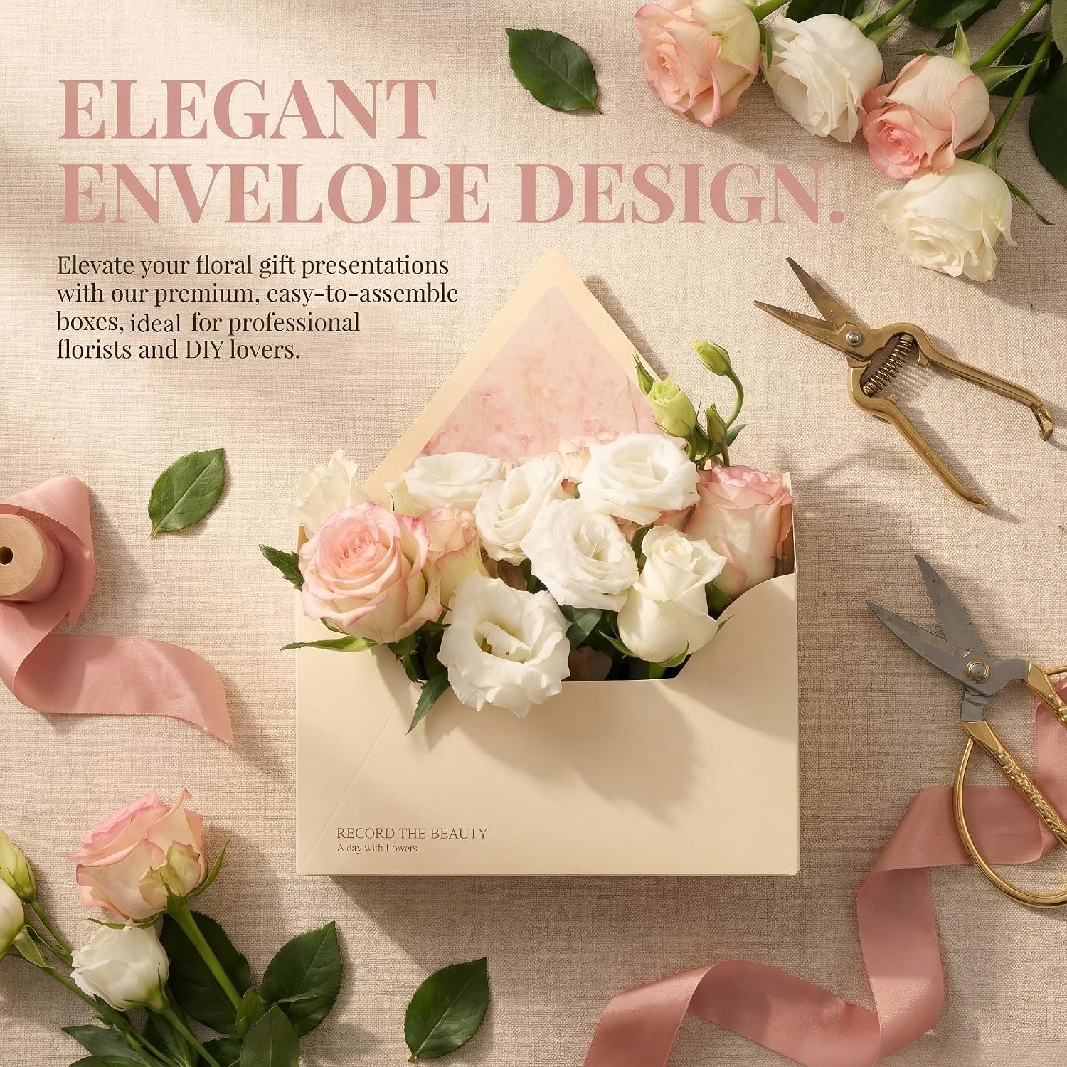 กล่องดอกไม้แบบซองจดหมายวาเลนไท - Florist Supply Shop บทวิจารณ์และราคา