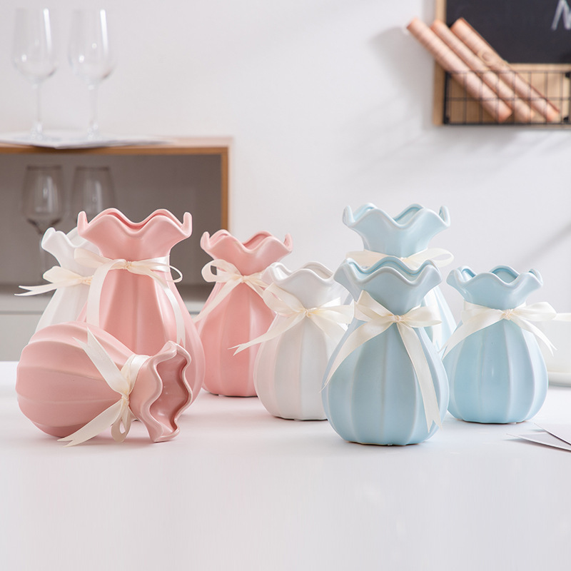 แจกันเซรามิกสไตล์นอร์ดิกแบบมิน - Florist Supply Store บทวิจารณ์และราคา
