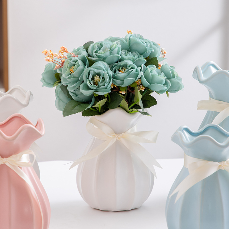 แจกันเซรามิกสไตล์นอร์ดิกแบบมิน - Florist Supply Store บทวิจารณ์และราคา