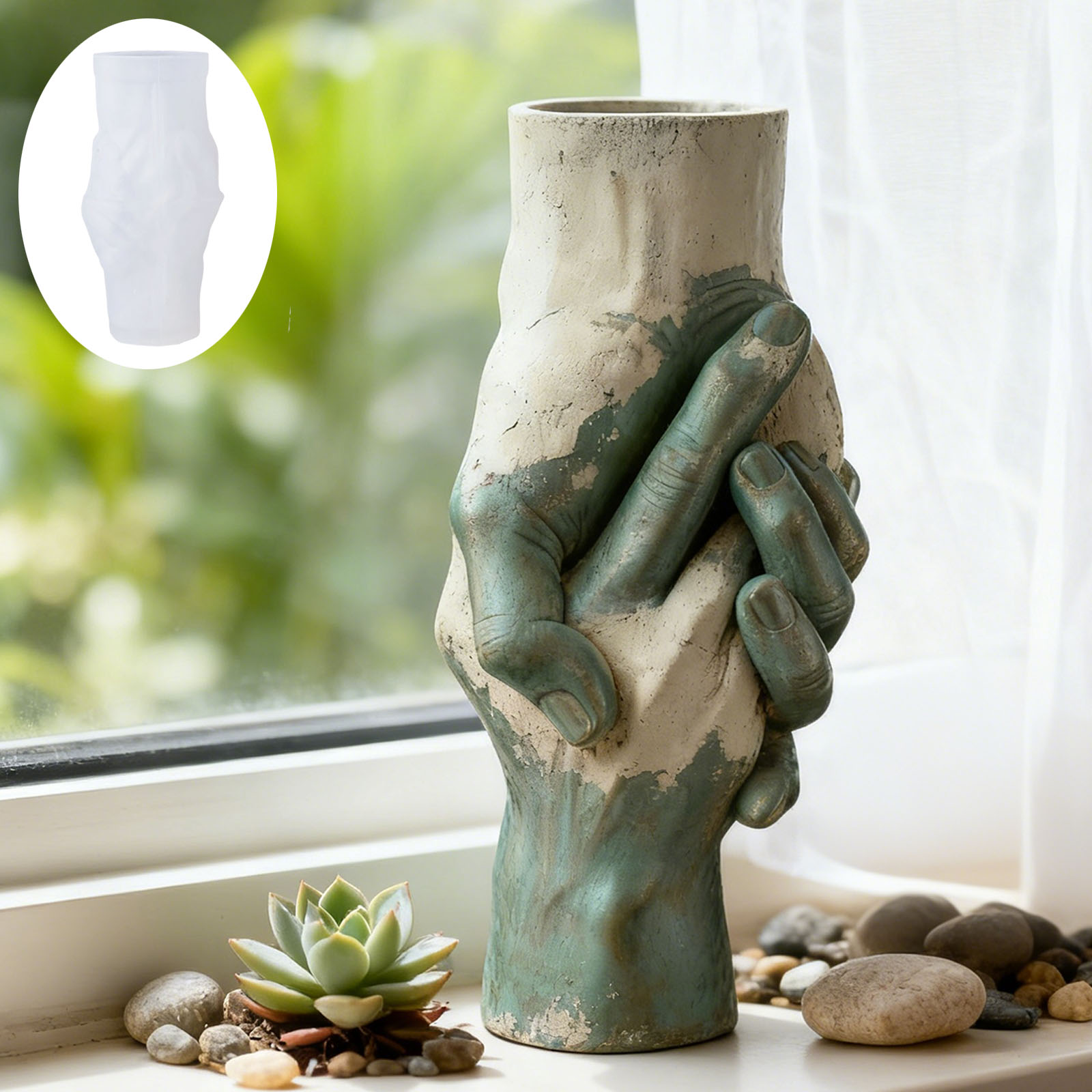 แม่พิมพ์ซิลิโคนรูปแจกันมือถือแ - Florist Supply Vases บทวิจารณ์และราคา