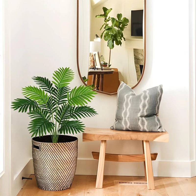 ใบปาล์มประดิษฐ์สีเขียว พวงมาลั - Florist Supply Vases บทวิจารณ์และราคา